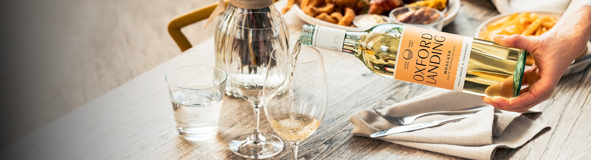 Delicious and Fruity new release Oxford Landing Moscato
